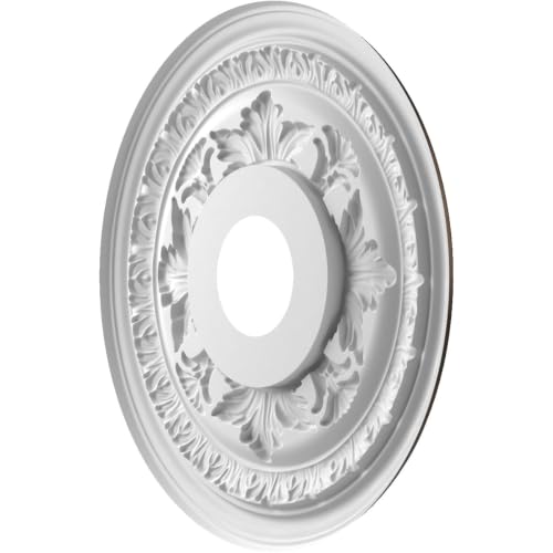 Ekena Millwork 16" Metallic Antique Brass Ceiling Medallion