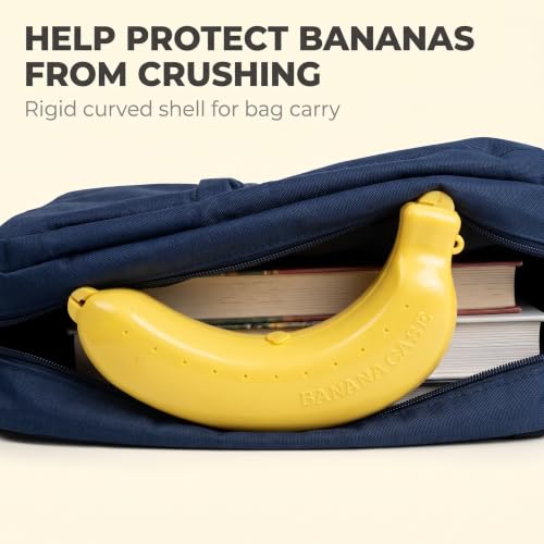 Yellow Banana Storage Case - BPA-Free Fruit Keeper for Travel