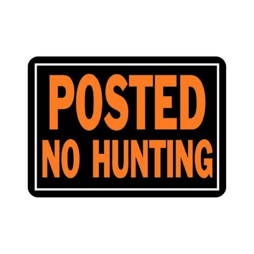 Hy-Ko Durable Aluminum Outdoor Signs, 14” x 9.5”, Easy to Read
