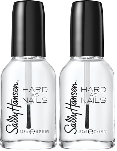 Sally Hansen Hard as Nails Crystal Clear Polish 0.45 oz 2-Pack