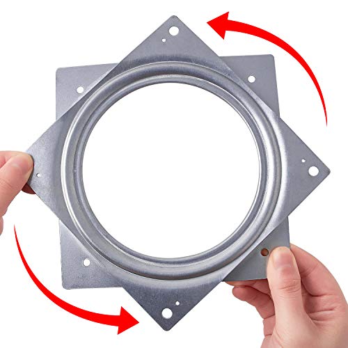6-Inch Lazy Susan Turntable with 500 lbs Capacity - Steel Ball Bearing Rotating Tray