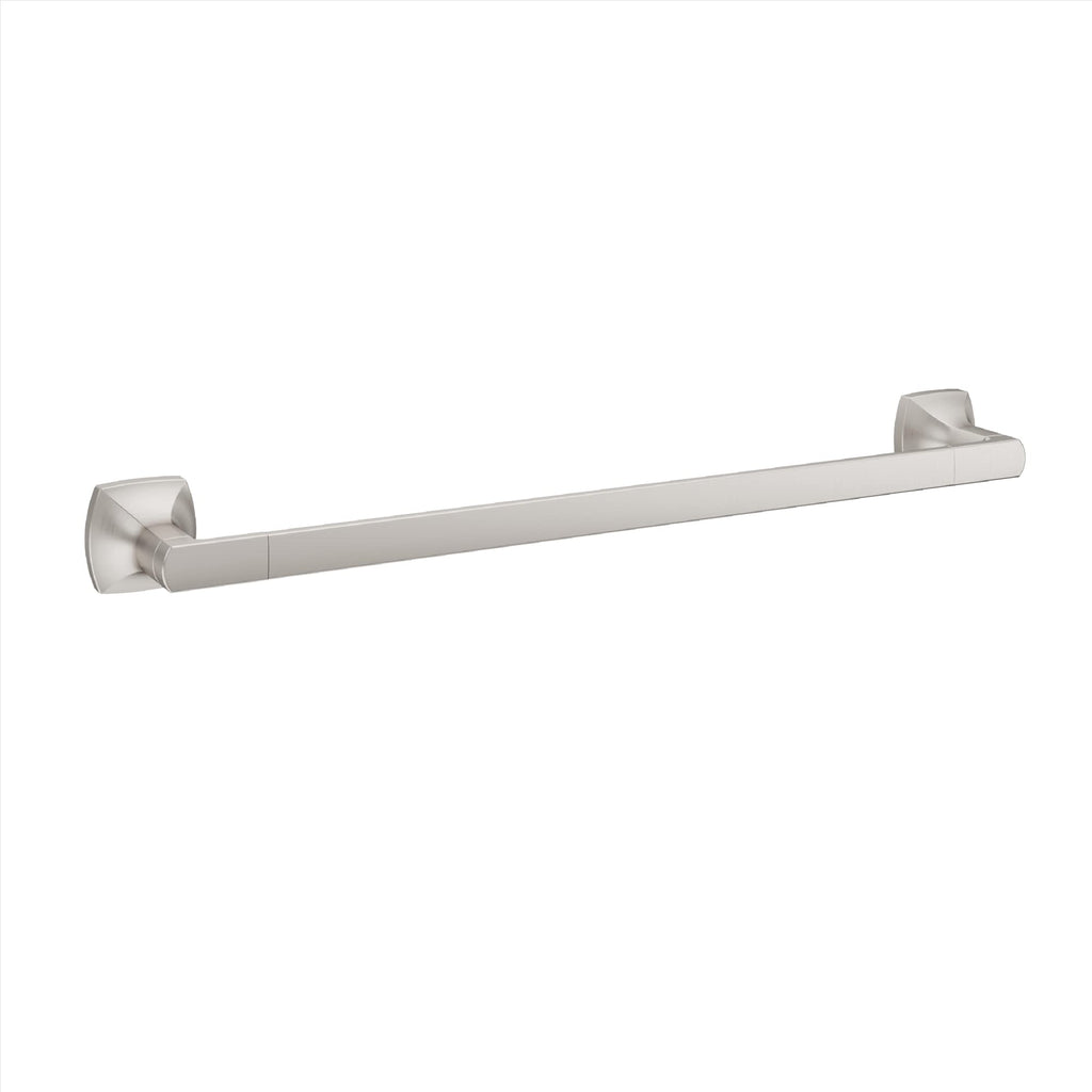 Pfister Vaneri 3-Piece Bathroom Hardware Set with Towel Bar, Towel Ring, and Toilet Paper Holder, Wall-Mounted, Spot Defense Brushed Nickel Finish, BTBVRI3GS