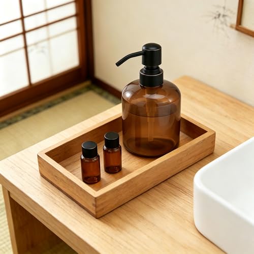 Oil Rubbed Bronze Glass Soap Dispenser - 11 Oz Refillable Pump