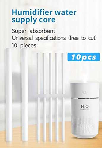 10 Pack Humidifier Wicks Replacement Sticks - 5.9 Inch Cuttable