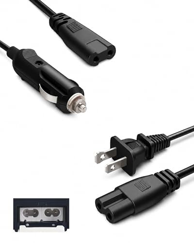Budth Electric Lunch Box Power Cord - 12V/24V Car & 110V Home Use