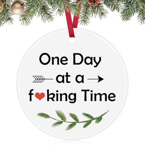 Ceramic Sobriety Ornament - Meaningful Gift for Recovery Milestones