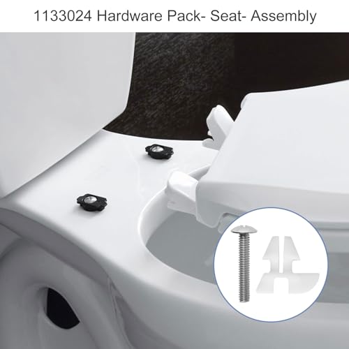 TNITRIB Toilet Seat Bolts for Kohler 1133024 Hardware Pack - 1/4 Inch