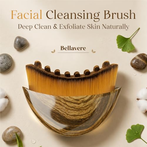 Bellavere Lymphatic Drainage Face Massager & Contour Dry Brush