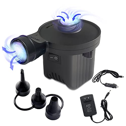 BrilliantHouse Portable Electric Air Pump 4.5x3.5x3.9 Inch for Inflatable Items