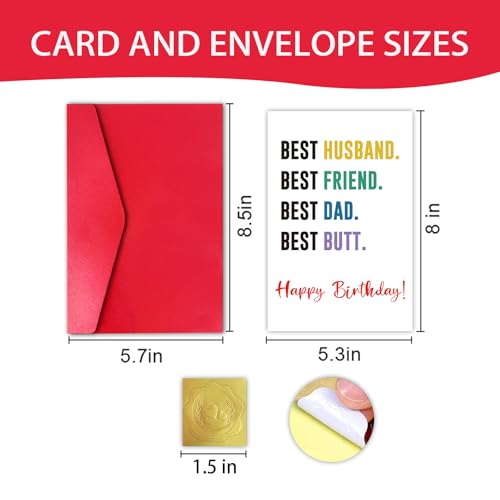 Funny Birthday Card for Husband | Hilarious Love Greeting