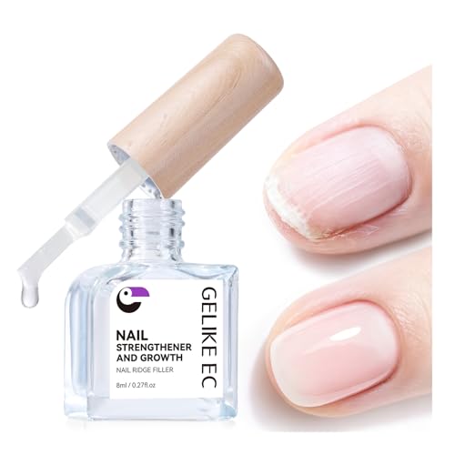 Gelike EC 8-in-1 Nail Ridge Filler & Strengthener for Damaged Nails