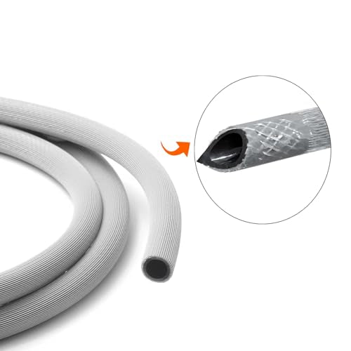 Dehumidifier Drain Hose 3/4 Inch FHT Brass Connectors 4ft Flexible PVC Tube