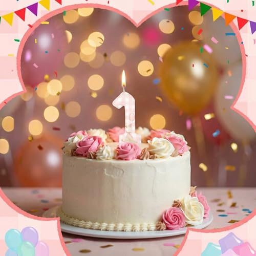 Silly Goose Cake Topper Candle - Pink Birthday Decoration