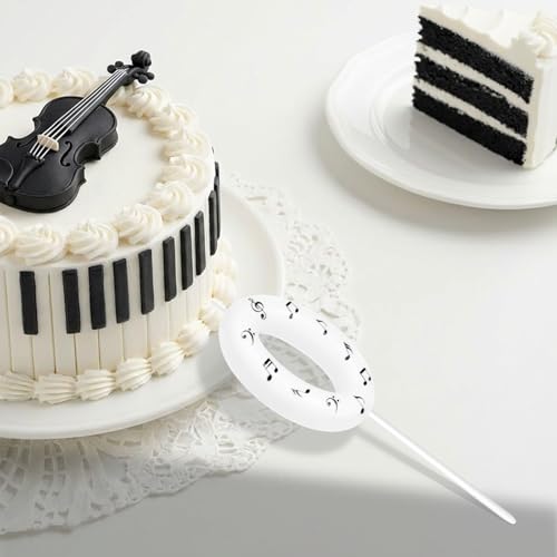 Music Birthday Candle - Number 0 Cake Topper for Parties