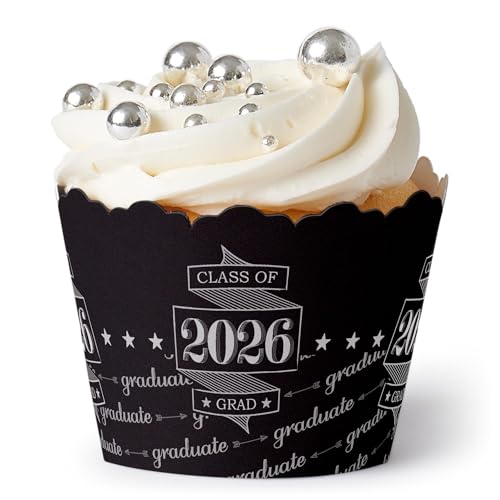 Graduation Cheers Cupcake Wrappers - Set of 12 for 2026