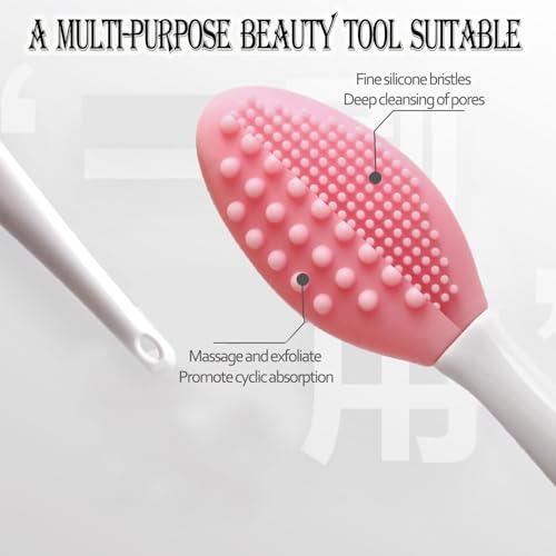 ZIOYCKL 6-Pack Double-Sided Silicone Lip Scrub Brushes for Gentle Exfoliation