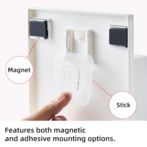 BLOUROOS Magnetic Straw Holder for Cabinet & Counter Storage