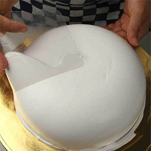 5PCS Flexible Plastic Cake Scraper Set for Pastry & Bakery