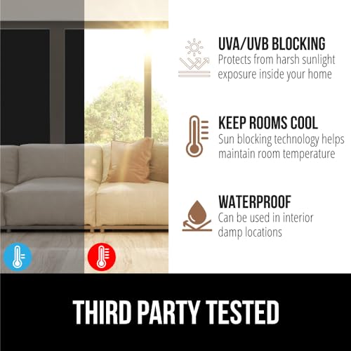 Gorilla Guard Two-Way Window Privacy Film - 11.8x78.7 Black