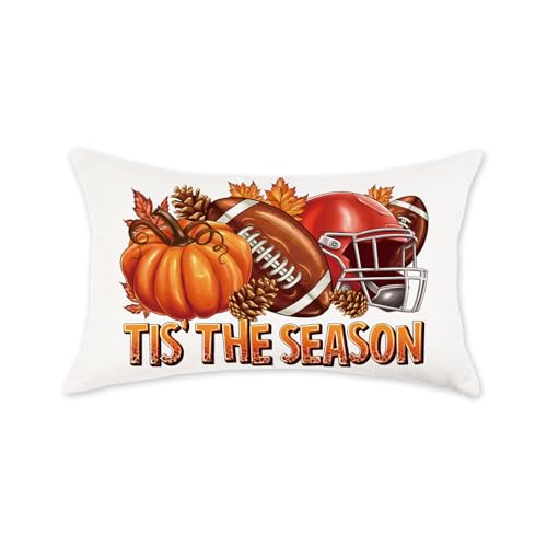 Fall Pillow Cover 12x20 - Tis The Season Pumpkin Decor