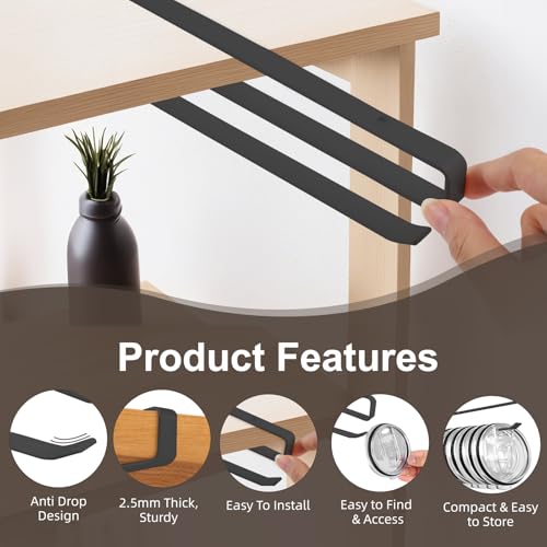 LveSunny Black 1 Pack Tumbler Lid Organizer for Yeti & More - Space Saving