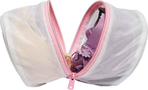 Simple Houseware Premium Bra Wash Bags - 3 Pack, Structured Mesh Protector