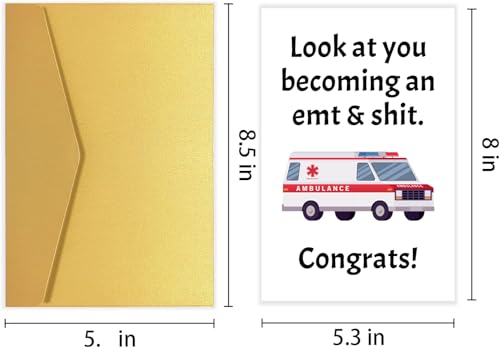 Funny EMT Graduation Card - Celebrate Emergency Medical Service