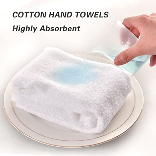 ALAZA Cotton Hand Towel Cute Cavalier King Charles Dog Heart Bathroom Decor