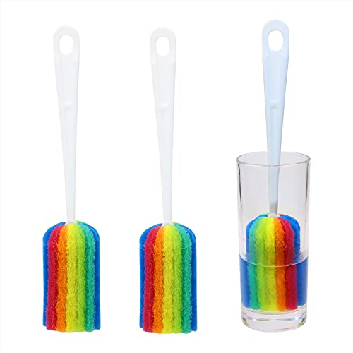 Mini Skater 3PCS Long Handle Cleaning Brush Set for Cups