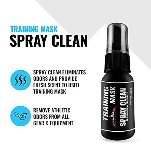 TrainingMask Multipurpose Face Mask Spray Deodorizer & Cleaner 1oz