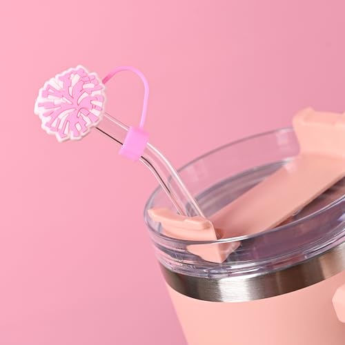 10-Pack Cheerleading Straw Covers for 30 & 40 Oz Tumblers