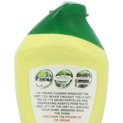 Cif Cream Lemon Cleaner with Microparticles, 500ml