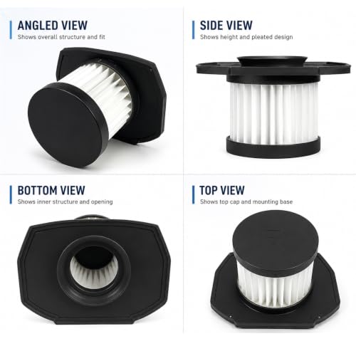 Replacement Vacuum Filter & Pre-Screen for Ryobi P718 18V Stick Vacuum