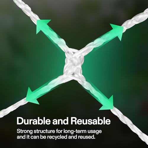 VIVOSUN Heavy-Duty Polyester Trellis Netting, 5' x 30' with 6" Mesh