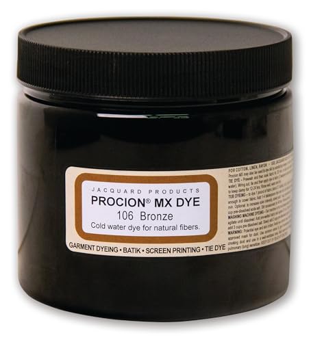 Jacquard Procion Tie Dye Powder - Bronze 8oz for Fabric Dyeing