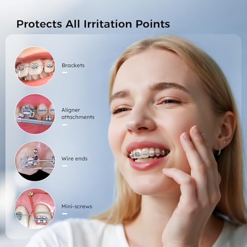 JMU Orthodontic Braces Wax 6 Pack - Unscented Moldable Dental Wax
