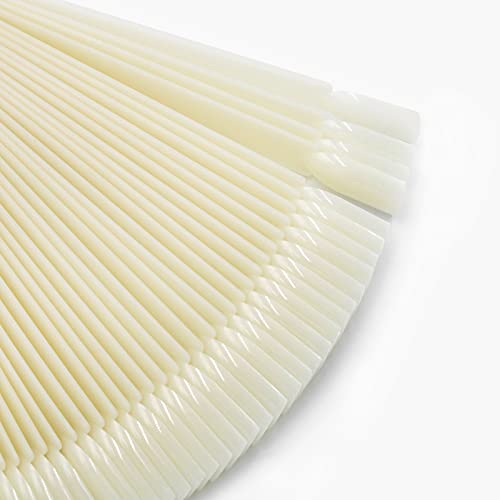 Pinkiou Clear Nail Swatches Sticks 50 Pcs with Ring