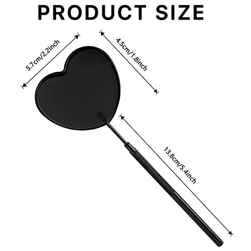 Heart Shaped Lash Extension Mirror - Detachable Stainless Steel Tool