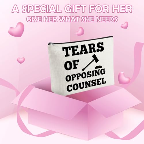 Mikela Lawyer Makeup Bag - Funny Law School Graduation & Bar Exam Gift
