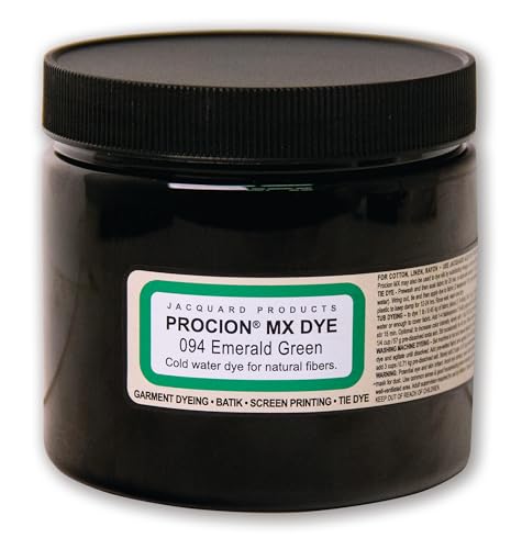 Jacquard Procion MX Emerald Green Tie Dye Powder - 8oz Fiber Reactive Dye