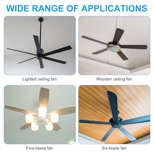 PATIKIL Ceiling Fan Blade Balancing Kit - 4 Sets, Black