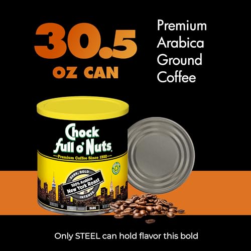 Chock Full o' Nuts Ground Coffee New York Roast - 30.5 oz Can