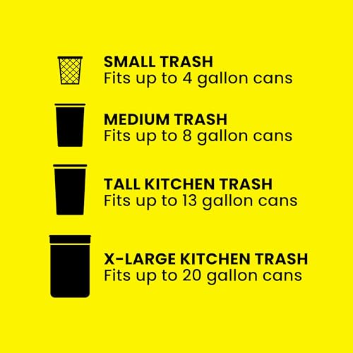 Glad 13 Gallon Tall Kitchen Trash Bags, MaxStrength Drawstring, Beachside Breeze, 90 Count