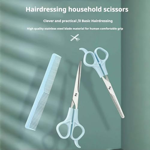 TIKMOON Professional 6.7-Inch Hair Cutting Shears and Thinning Scissors Kit