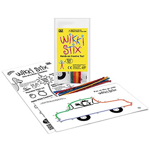 Wikki Stix Mini Play Paks, contains 100 individual paks! Great for parties, travel, classrooms, award/incentives, restaurants, and Christmas gift giving, Made in the USA