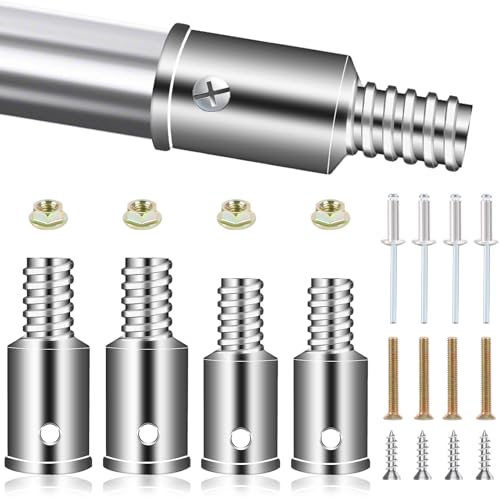 Universal Threaded Tip Replacement Kit for 0.8"/1" Poles - 4 Set