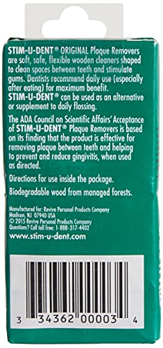 Stim-U-Dent Mint Plaque Removers 100 Count Value Pack