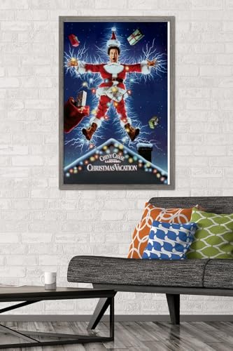 National Lampoon's Christmas Vacation Wall Poster - Barnwood Frame, 34 x 22.4 Inches