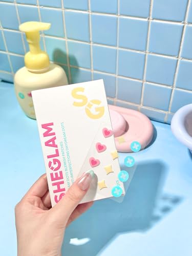 SHEGLAM Daydream Dots Salicylic Acid Blemish Patches, 24 Count