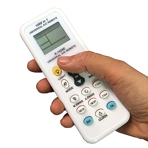 Kassionel Universal Air Conditioner Remote Control - Compatible with 1000+ Brands